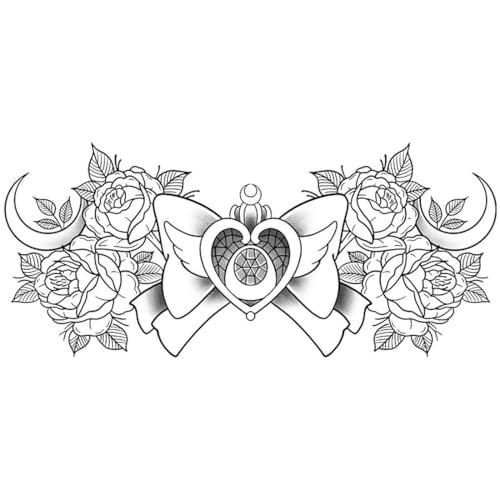 3 PCS Temporary Tattoos Liebesbogen Kräuter Tattoo Aufkleber Männer Und Frauen Corsage Wasserdichte Langlebige Tätowierung von Generic