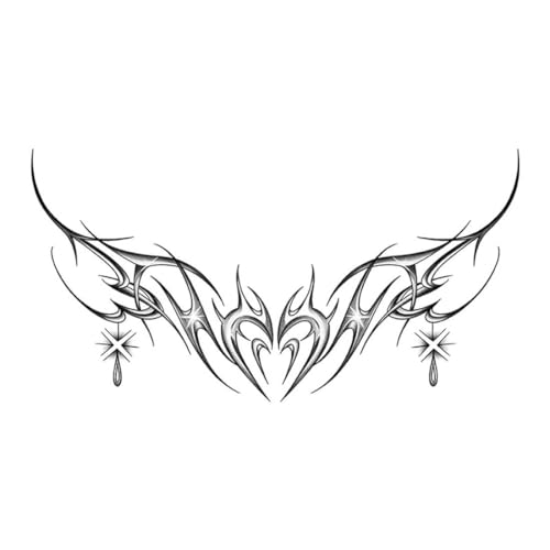 3 PCS Temporary Tattoos Tattoo-Aufkleber Für Paare Männer Und Frauen Dauerhafter Kräutersaft Zum Abdecken Von Narben Blumenarm Arm-Corsage-Tattoo von Generic