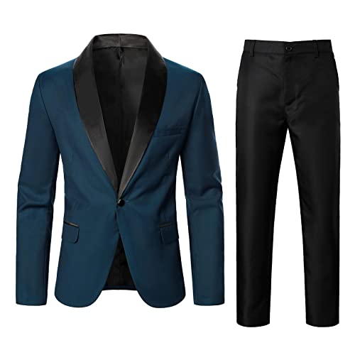 3-Teilig Blazer Anzüge Herren Modern Sakko Business Anzug Jacke Herrenanzug Regular Fit Anzughose Anzug Weste Smoking Cord Blazer Hose Suits for Herren von Generic