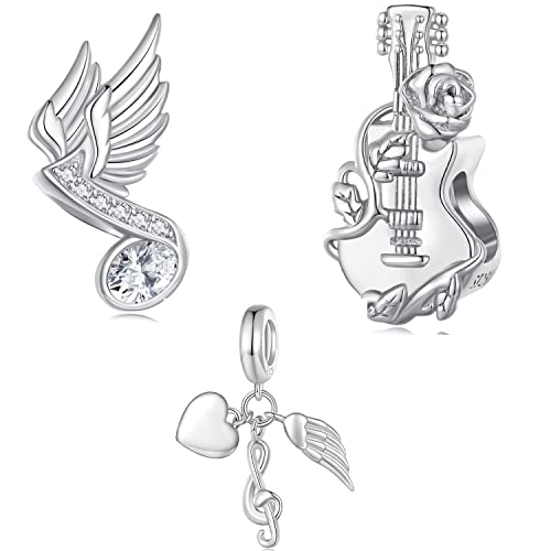 3-teiliges Set 925 Silber Sterling String DIY Charm Beads Musikarmband Zubehör von Generic