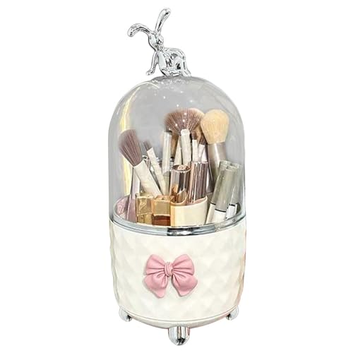 360 Grad drehbarer Make-up-Pinselhalter, Makeup Pinselhalter Organizer mit Deckel, Makeup Pinsel Organizer mit Deckel, Makeup Pinsel Organizer von Generic