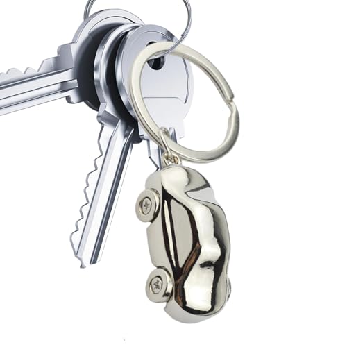 3D-Auto-Schlüsselanhänger, Auto-Schlüsselanhänger - Kreativer Schlüsselanhänger 3D-Modellauto,Stilvolle, trendige, exquisite Metallmodell-Schlüsselanhänger, Autozubehör, für Autoliebhaber von Generic