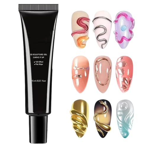 3D-Nagelgel - Skulptur für Design | Professionelle lackierte Manikürewerkzeuge für weibliche Frauen 3D-Nagelgel - Skulptur für Design | Professionelle lackierte Manikürewerkzeuge für weibliche Frauen von Generic