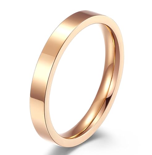 3MM Schlichter Edelstahlring, Herren- und Damenmode-Titanstahlring 3MM Schlichter Edelstahlring, Herren- und Damenmode-Titanstahlring von Generic