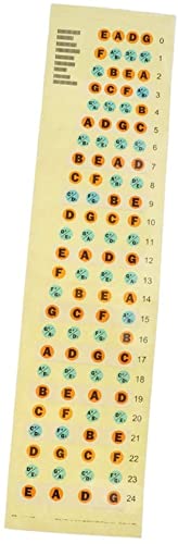 4 Bass-Saiten Fretboard Leiter Musikleiter selbstklebend Notiz Etikett Aufkleber von Generic
