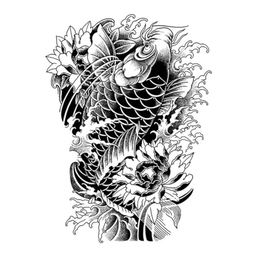 4 PCS Temporary Tattoos Narbenbedeckende Kräutertattoo-Aufkleber Saft Weibliches Semipermanentes Nicht Reflektierendes Simulationstattoo von Generic