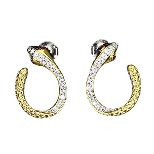 4 Silber feine Ohrringe Zirkonia AAA Schläuche von Generic