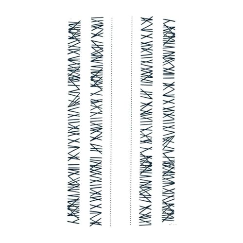 5 PCS Temporary Tattoos Armband Armbinde Semi-Permanente Nicht Reflektierende Kräutersaft-Tattoo-Aufkleber Für Männer Und Frauen Wasserdichte Und Langlebige Simulationstattoos von Generic