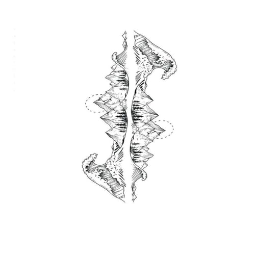 5 PCS Temporary Tattoos Shanchuan Armband Saft Kräuter Tattoo Aufkleber Langlebig Arm Tattoo Aufkleber Können Nicht Abgewaschen Werden Nicht Reflektierende Männer Und Frauen Semi-Permanent von Generic