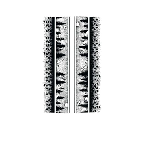 5 PCS Temporary Tattoos Shanchuan Armband Saft Kräuter Tattoo Aufkleber Wasserdicht Und Langlebig Arm Kann Nicht Abgewaschen Werden Nicht Reflektierende Simulation Tattoo Männer Und Frauen von Generic