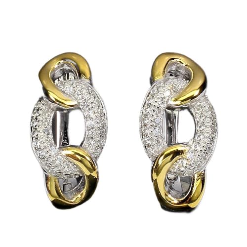 5 Silber Fein Ohrringe Zirkonia AAA 925 von Generic