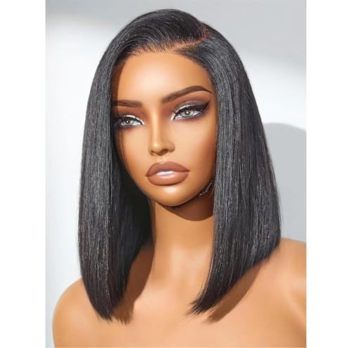 5X5 Spitze Glueless Bob Perücken Menschliches Haar Vorgezogen Gerade 13X6 Spitze Frontalperücke Für Frauen 200 Density 10 Inch 4x4 HD Glueless Wig 5X5 Spitze Glueless Bob Perücken Menschliches Haar Vorgezogen Gerade 13X6 Spitze Frontalperücke Für Frauen 200 Density 10 Inch 4x4 HD Glueless Wig von Generic