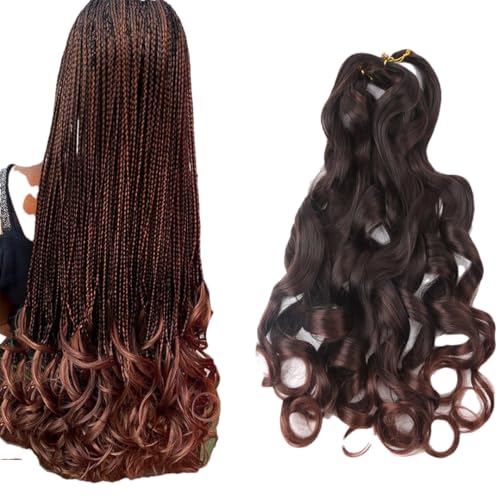66 Cm Lange, Locker Gewellte, Spiralförmige Locken, Gehäkelte Zöpfe Für Schwarze Frauen 66 Cm Lange, Locker Gewellte, Spiralförmige Locken, Gehäkelte Zöpfe Für Schwarze Frauen von Generic