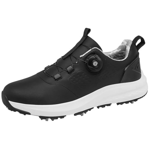 7 Spikes Golf Trainer Outdoor rutschfeste Golfschuhe Leichte wasserdichte Golf Walking Sport Sneaker,Schwarz,38 EU 7 Spikes Golf Trainer Outdoor rutschfeste Golfschuhe Leichte wasserdichte Golf Walking Sport Sneaker,Schwarz,38 EU von Generic