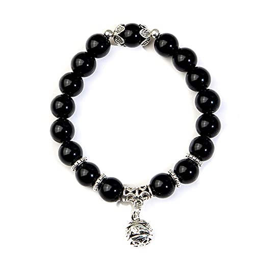 8 mm Edelsteine Kristall Stretch Perlen Armband Armreif mit Legierung Anhänger Energie Perle Armband 8 mm Edelsteine Kristall Stretch Perlen Armband Armreif mit Legierung Anhänger Energie Perle Armband von Generic