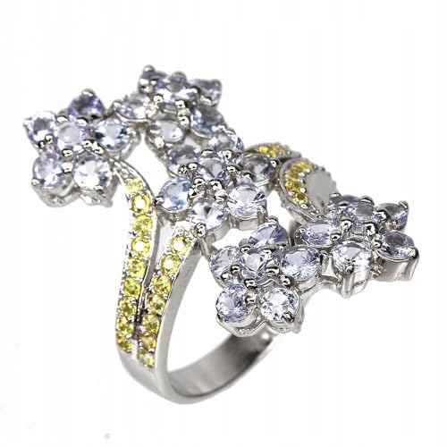 925 Ring r 19 Blume Tansanite Saphir Songea, Single 925 Ring r 19 Blume Tansanite Saphir Songea, Single von Generic