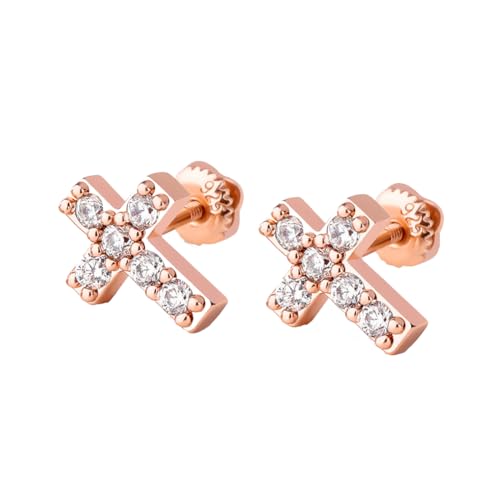 925 Silber Voll Strass Damen Ohrringe Hip Hop Simple Degree 18K Echt Vergoldet Damen Ohrringe CZ Style Modeschmuck 925 Silber Voll Strass Damen Ohrringe Hip Hop Simple Degree 18K Echt Vergoldet Damen Ohrringe CZ Style Modeschmuck von Generic
