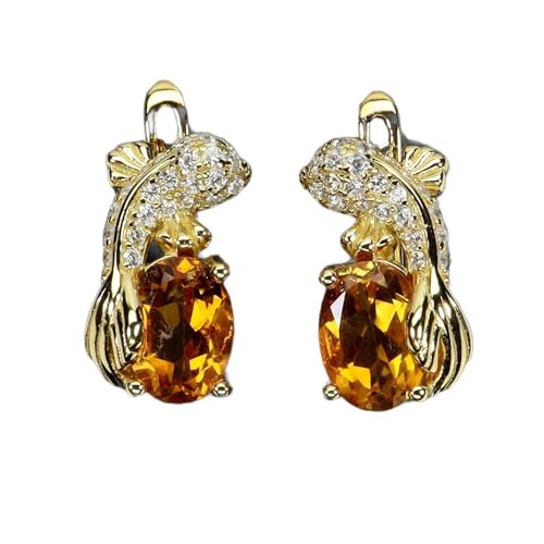 925 Silber elegant feine Ohrringe Natur Zitrone Fisch 3 925 Silber elegant feine Ohrringe Natur Zitrone Fisch 3 von Generic