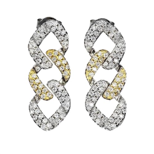 925 Silber feine Zirkonia Ohrringe AAA 1 von Generic