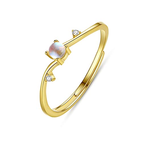 925 Sterling Silber Ring Synthese Farbige Glasur Öffnung Ringe für Frauen Hochzeit S925 Schmuck von Generic