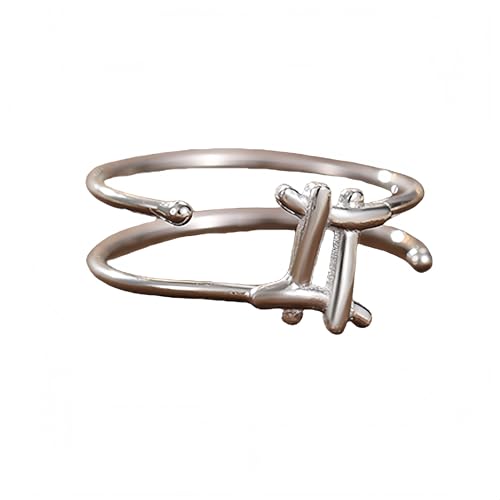 925 Sterling Silber Ringe Für Frauen Silberner Steinbock Sternzeichen Bandring Für Frauen Und Männer Stapelbar Sternbild Statement Band Astrologie Himmlisches Daumenband Verstellbar 13–17# Schmu 925 Sterling Silber Ringe Für Frauen Silberner Steinbock Sternzeichen Bandring Für Frauen Und Männer Stapelbar Sternbild Statement Band Astrologie Himmlisches Daumenband Verstellbar 13–17# Schmu von Generic