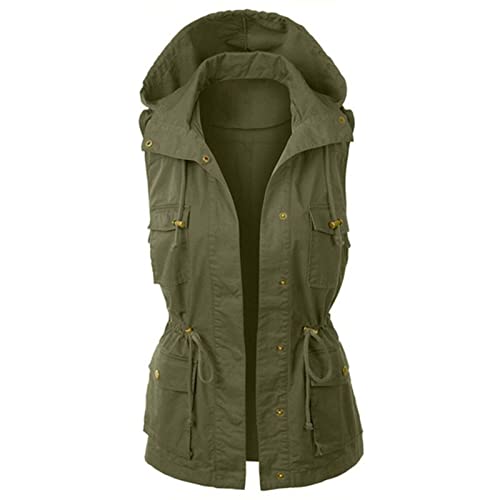 Ärmellose Jacke Damen Sommer Übergangsjacke Herbst Große Größen Sportjacke Ärmellos Sweatjacke Mit Kapuze College-Jacke Günstig Übergangsjacken Leicht Sommer-Westen Sommerjacke Weste Ärmellose Jacke Damen Sommer Übergangsjacke Herbst Große Größen Sportjacke Ärmellos Sweatjacke Mit Kapuze College-Jacke Günstig Übergangsjacken Leicht Sommer-Westen Sommerjacke Weste von Generic
