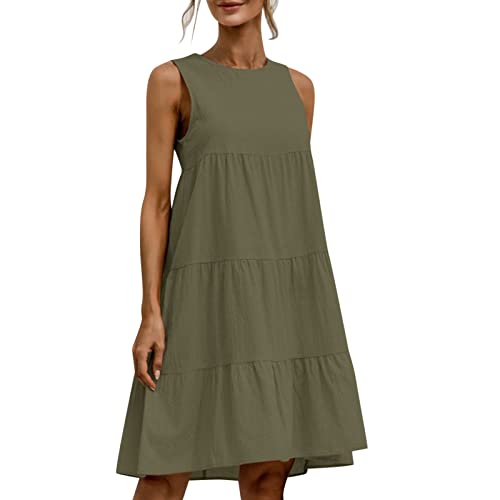 Ärmellose Leinenkleid Damen Sommer Lose Sommerkleid Damen Print Leinenkleider Baumwolle Leinen Blusenkleid Casual Freizeitkleid Strandkleider Boho Kleid A-Linie Kleid Hemdblusenkleid Ärmellose Leinenkleid Damen Sommer Lose Sommerkleid Damen Print Leinenkleider Baumwolle Leinen Blusenkleid Casual Freizeitkleid Strandkleider Boho Kleid A-Linie Kleid Hemdblusenkleid von Generic