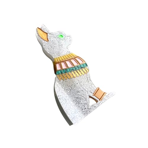 Ästhetische Ägyptische Katzen Haarklauen Clip Starke Haare Clip Acetat Pferdeschwanzhalter Frauen Mädchen Lässig Accessoires Nonslip Claw von Generic