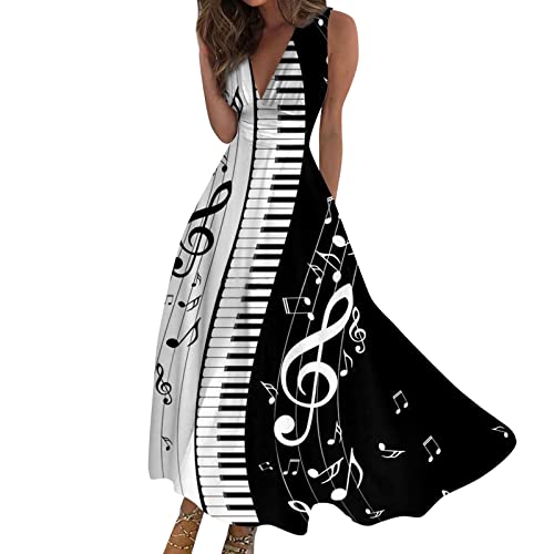 Abendkleid Damen, Abendkleid Lang Kleid Festlich Damen Hochzeitsgast Modefest Kleider Kleider Sexy Abendkleid Große Größen Damen Kleid Party Jugendweihe Kleider Mädchen Angebote (A05,L) von Generic