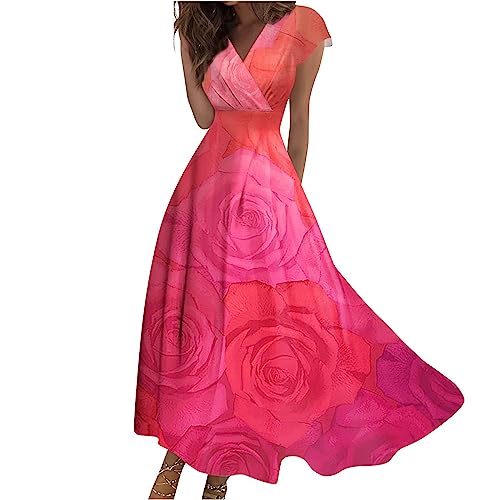 Abendkleid Damen, Abschlusskleid Party Kleider Damen Festliches Kleid Damen Lange+Abendkleider Coktailkl Kleider Ball Kleid Damen Elegant Abendkleider Lang Mit Ärmeln Angebote (A29,M) von Generic