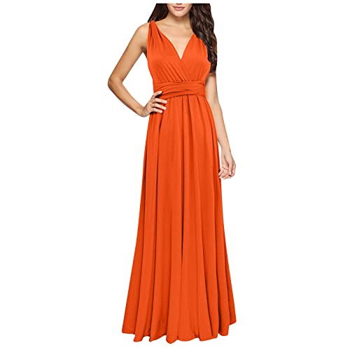 Abendkleid Lang Damen Sexy Rückenfreies Multiway Bandage Wickelkleid Festlich Brautjungfernkleider Party Ballkleid von Generic