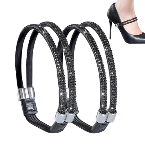 Abnehmbare Schuhbänder | Elastische Knöchelriemen, Ersatz-Knöchelriemen für Frauen und Mädchen, abnehmbare Schuhbänder mit abnehmbaren Trägern mit Riemen, B, riferimento alla descrizione von Generic