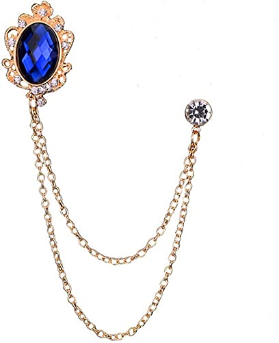 Abzeichen und Anstecknadeln für Männer, Quasten, Kette, Brosche, Brosche für Frauen, Anstecknadel für Männer, Kostüm, Mantel, Brosche für Männer, Goldbrosche, Damenbrosche von Generic