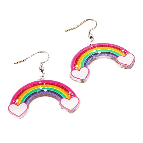 Acryl-Ohrhänger für Damen, leichte Ohranhänger, Cartoon-Mode, Ohrschmuck für den täglichen Gebrauch und lässige Verabredungen, as show, Wie abgebildet, Kein Edelstein von Generic