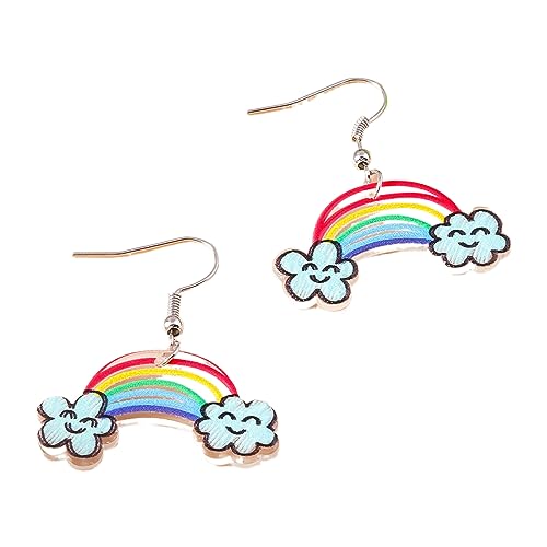 Acryl-Ohrhänger für Damen, leichte Ohranhänger, Cartoon-Mode, Ohrschmuck für den täglichen Gebrauch und lässige Verabredungen, as show, Wie abgebildet, Kein Edelstein von Generic