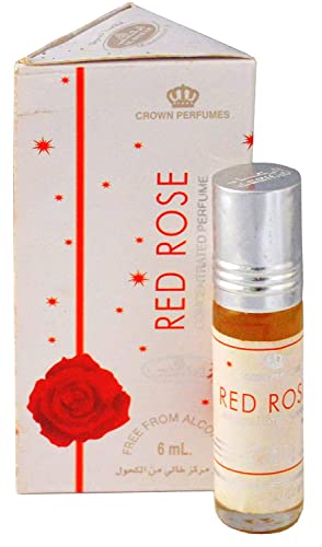 Al-Rehab Red Rose Attar 6 ml Alcohol Free Long Lasting Perfume von Al-Rehab
