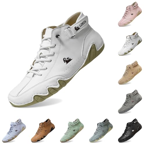 Alpaca Barfuss Schuhe Damen Ergonomischer Sommer Barfußschuhe Paar Wasserdicht & Schmerzlindernder Leder-Barfußschuh Atmungsaktive Orthopädische Slip on Sneaker Schuhe Herren Alpaca Barfuss Schuhe Damen Ergonomischer Sommer Barfußschuhe Paar Wasserdicht & Schmerzlindernder Leder-Barfußschuh Atmungsaktive Orthopädische Slip on Sneaker Schuhe Herren von Generic