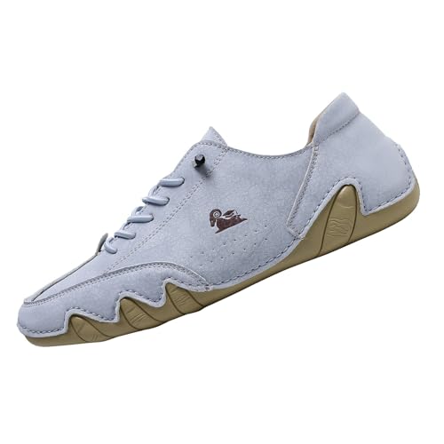 Alpaca Barfuss Schuhe Ergonomischer Wasserdichter Barfußschuhe - Bergxperten Damen Herren Schmerzlindernder Leder-Barfußschuh Ldeck Atmungsaktive Orthopädische Sommerschuhe 2025 von Generic