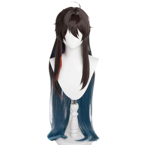 Amine Game Cosplay Perücke Für Honkai Rail Dan Heng Lange Haare Perücken Für Erwachsene Halloween Comic Con Cosplay Show Perücken von Generic