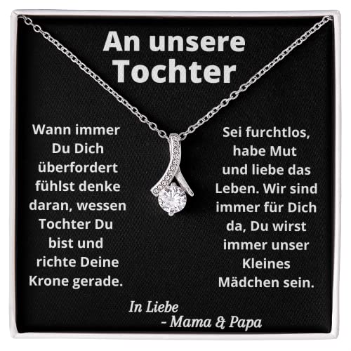 An Unsere Tochter, Geburtstaggeschenk für Tochter, Geburtstag Papa Tochter, Geschenk für Tochter von Eltern von Ahnona