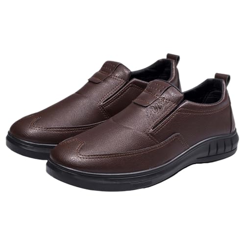 Angebote des Tages Heute Herren Mokassins Lederschuhe Loafers Slip On Fahren Schuhe Leicht Weich Business Schuhe Bootsschuhe Handgefertigt Fahren Klassische Derby Oxford Penny Bequemschuhe von Generic