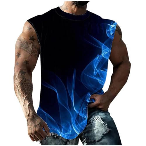 Angebote des Tages Heute blitzangebote Tanktop Herren 2025 Ärmelloses Sportshirt Gym Tank Top Loose Fit T-Shirt Stretch Achselshirts Workout Unterhemd Fitness Muskelshirt Bequeme Bodybuilding von Generic