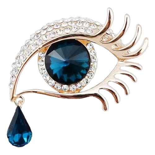 Angel Tear Brooch – Vintage Eye Pin Alloy Tear of Angel Brooch – Big Eye Pin Novelty Kleidung Schmuck für Hochzeit Geschäftsveranstaltungen von Generic