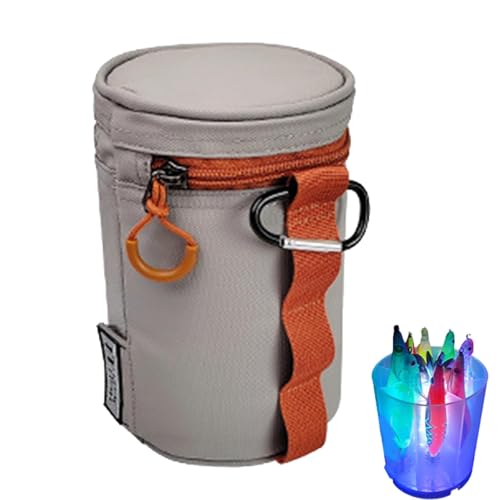 Angelgeräte-Tasche – Tragbare Angeltasche, Angelgeräte-Tasche | Organizer für Outdoor-Ausrüstung Eingebautes UV-Fülllicht, Aufbewahrungstasche, grau, riferimento alla descrizione, Siehe von Generic