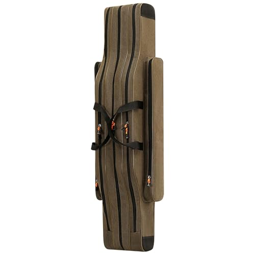 Angelruten-Etui – wasserdichte Aufbewahrungstasche für Angelgeräte, Tasche für Angelausrüstung aus | Müheloser Angelruten-Organizer mit großem Fassungsvermögen, robuster Outdoor-Angelträger von Generic