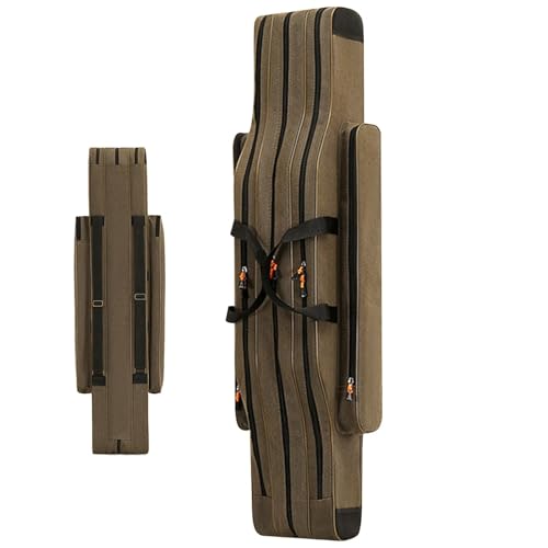 Angelruten-Halterung, Rutentasche | wasserdichte Angelrollentasche – Angelrutentasche – Outdoor-Angel-Organizer aus, Angelausrüstungstasche, 130 cm, Se référer au descriptif, Siehe von Generic