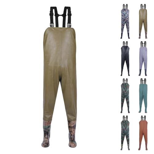 Anglerhose Damen Wasserdicht Mit Stiefel Wathose Herren Wasserdicht Neopren Regenlatzhose Outdoorhose Atmungsaktiv Regenhosen Winddichte Arbeitshose Watthosen Teich Fischer Watstiefel Hose Anglerhose Damen Wasserdicht Mit Stiefel Wathose Herren Wasserdicht Neopren Regenlatzhose Outdoorhose Atmungsaktiv Regenhosen Winddichte Arbeitshose Watthosen Teich Fischer Watstiefel Hose von Generic