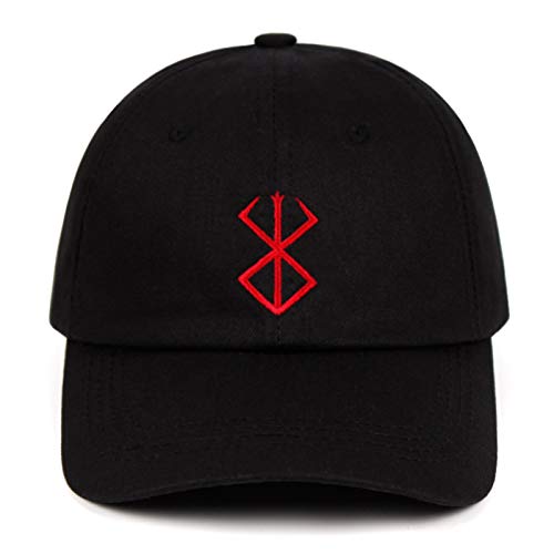 Anime Berserk Dad Hat Kentarou Miura Comic Baseball Caps Anime Fan Hüte für Frauen Männer Snapback Outdoor Sonnenkappe von Generic