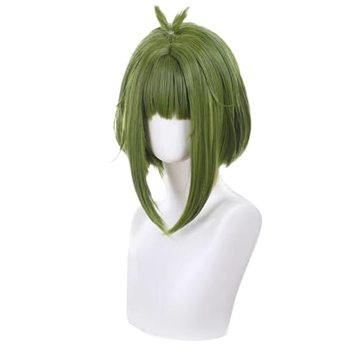 Anime Cosplay Perücke Für Bashame Meme Grün Synthetisches Haar Mit Perückenkappe Halloween Party Frauen Mädchen Perücken von Generic