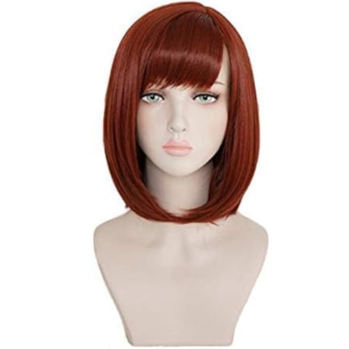 Anime Cosplay Perücke Für Kairi Rot Braun Gemischt Hitzebeständig Synthetische Perücken Für Halloween Kostüm Party Rollenspiel Mit Perückenkappe von Generic